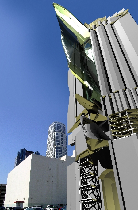 Generative broadcasting tower in Los Angeles 1