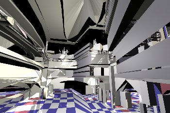 Generative Design of a Bus Station, interior 2 view
