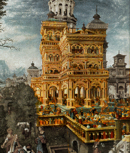 Immagine della tavola di Altdorfer: Susanna al bagno